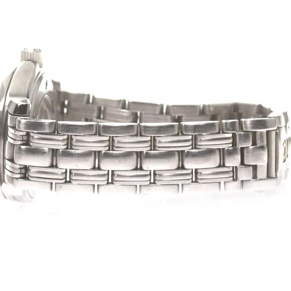 OMEGA Seamaster300 Jack Mayol Date Navy Dial Quartz Ladies Watch_831644 - Picture 4 of 6